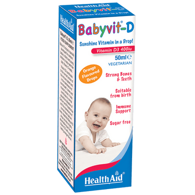 HealthAid Babyvit-D Drops 50ml-baby-and-child-homopathy