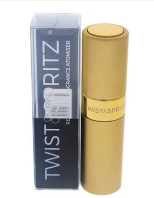 Twist and Spritz Atomiser Gold