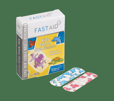 Fastaid Plasters Kids Tattoo Pack of 15-childrens-first-aid