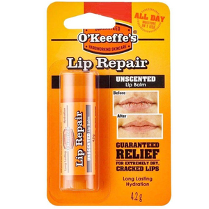 O'Keeffe's Unscented Lip Repair Balm