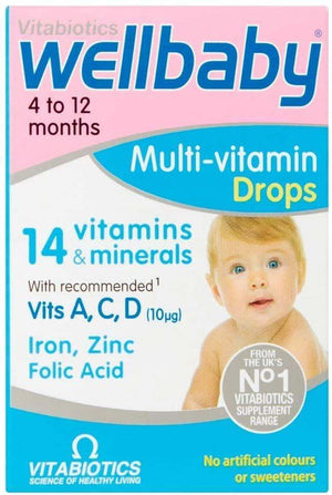 Vitabiotics-Wellbaby-multivitamins-drops-Baby & Child Vitamin D