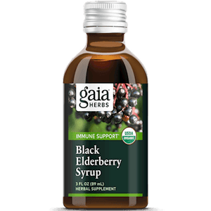 Black Elderberry Syrup, 3 oz - Gaia Herbs-baby-and-child-immunity-support
