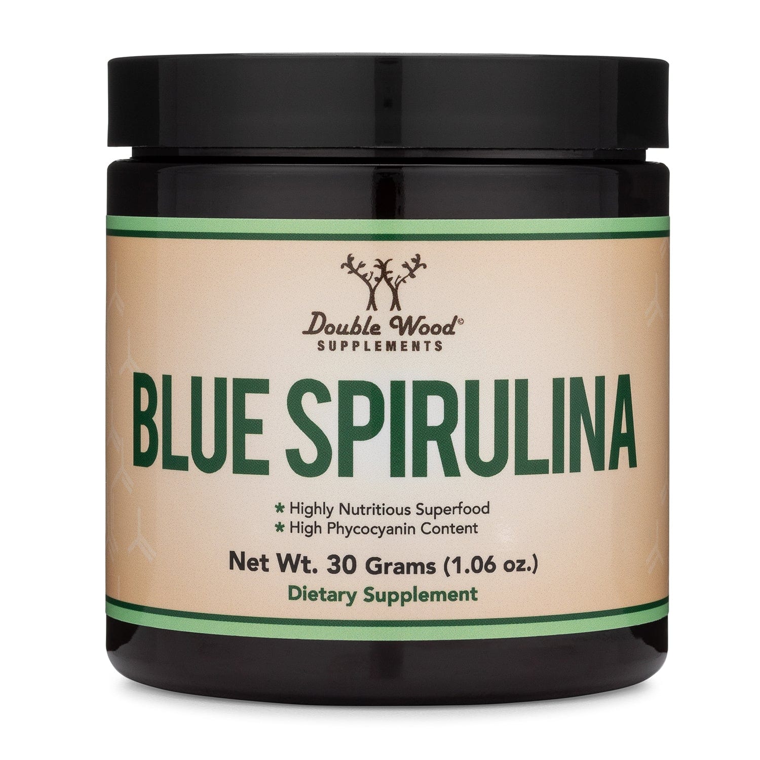 Double Wood Blue Spirulina Powder - 30 grams per jar - Welzo