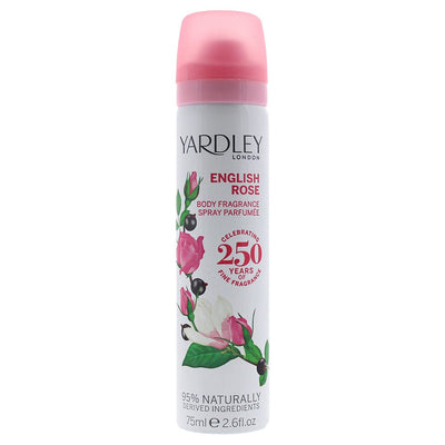 Yardley English Rose Body Spray 75ml - Welzo