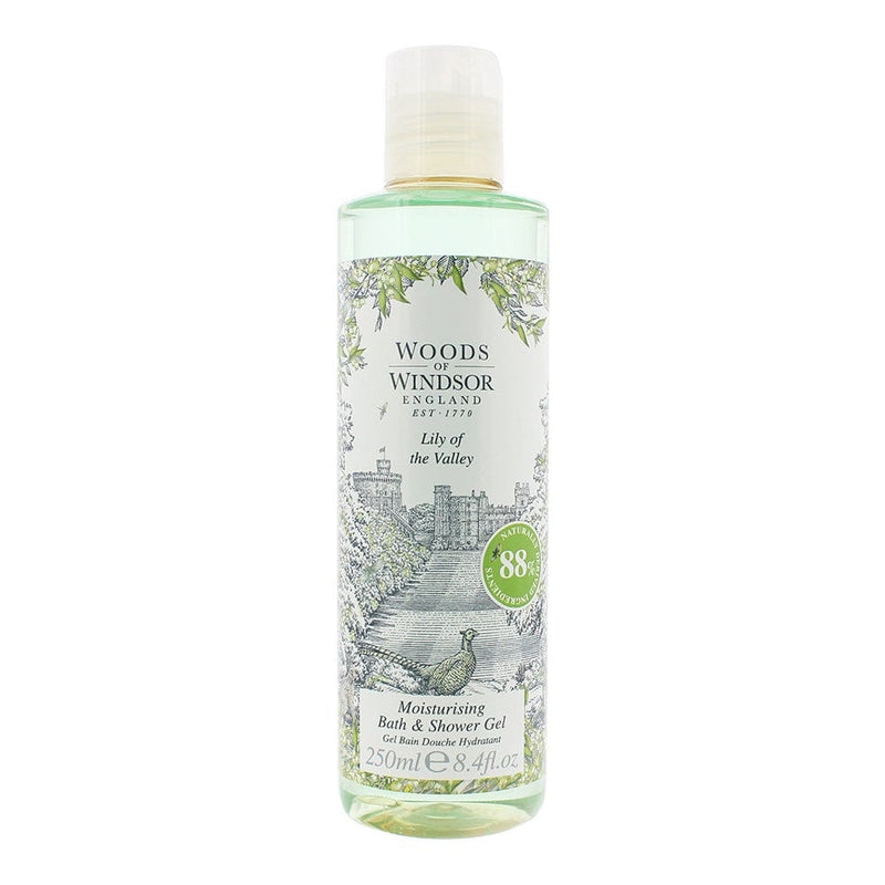 Woods Of Windsor Lily Of The Valley Bath & Shower Gel 250ml - Welzo