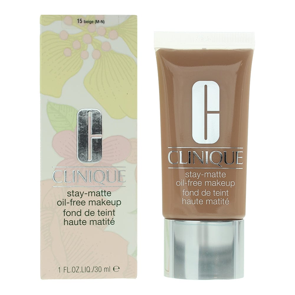 Clinique Stay Matte Oil Free 15 Beige (M-N) Foundation 30ml - Welzo