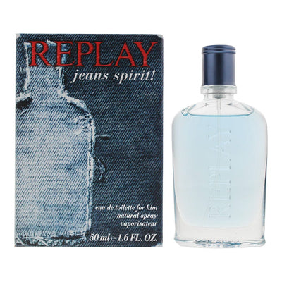 Replay Jeans Spirit For Him Eau De Toilette 50ml - Welzo