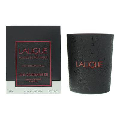 Lalique Les Vendanges Saint-Emilion France Perfumed Candle 190g - Welzo