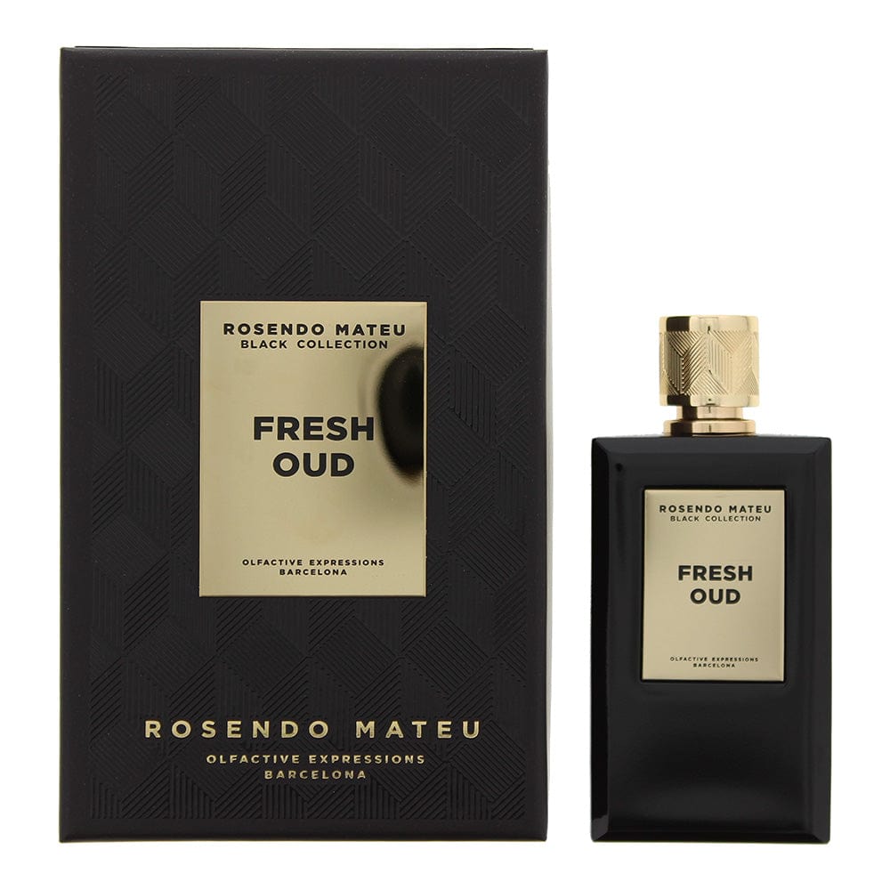 Rosendo Mateu Olfactive Expressions Barcelona Black Collection Fresh Oud Eau De Parfum 100ml - Welzo