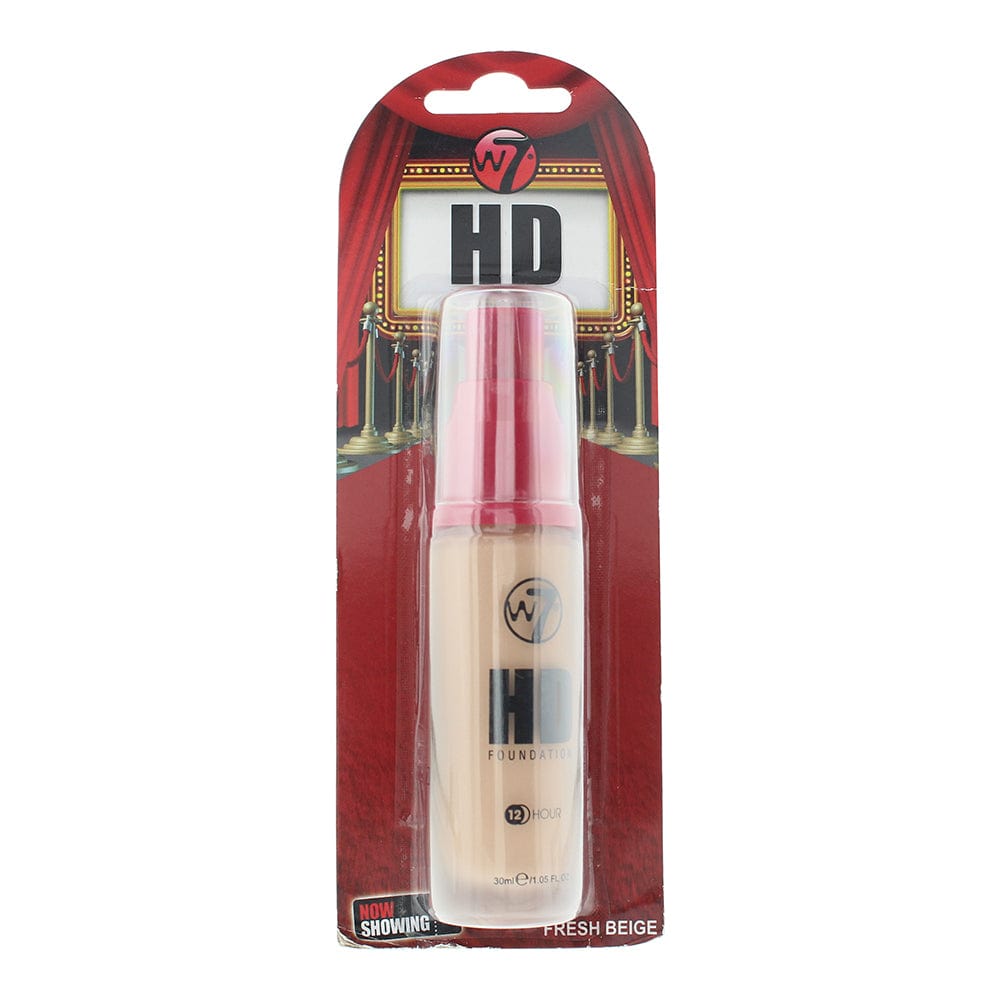 W7 HD Foundation Fresh Beige 30ml - Welzo