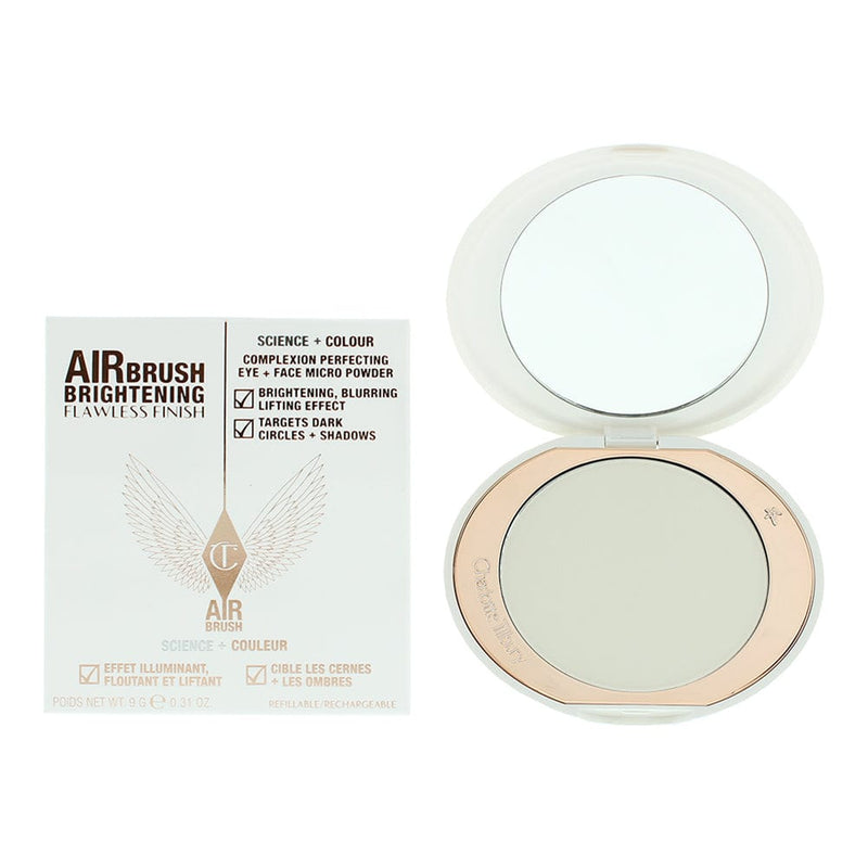 Charlotte Tilbury Airbrush Brightening Flawless Finish Fair Medium Micro Powder 9g - Welzo