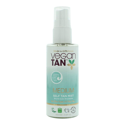 Vegan Tan Medium Self Tan Mist 100ml - Welzo