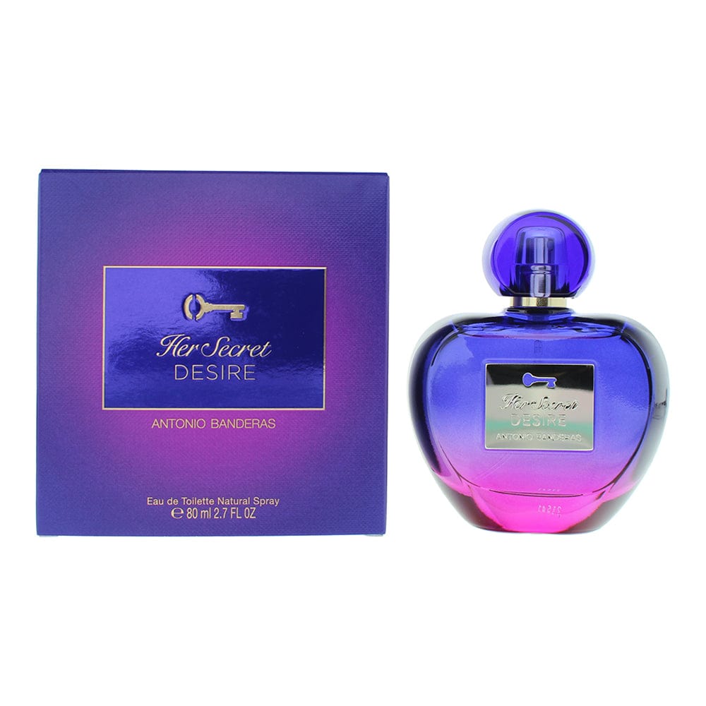 Antonio Banderas Her Secret Desire Eau De Toilette 80ml - Welzo
