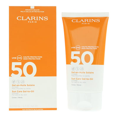 Clarins Spf 50 Sun Care Gel To Oil 150ml - Welzo