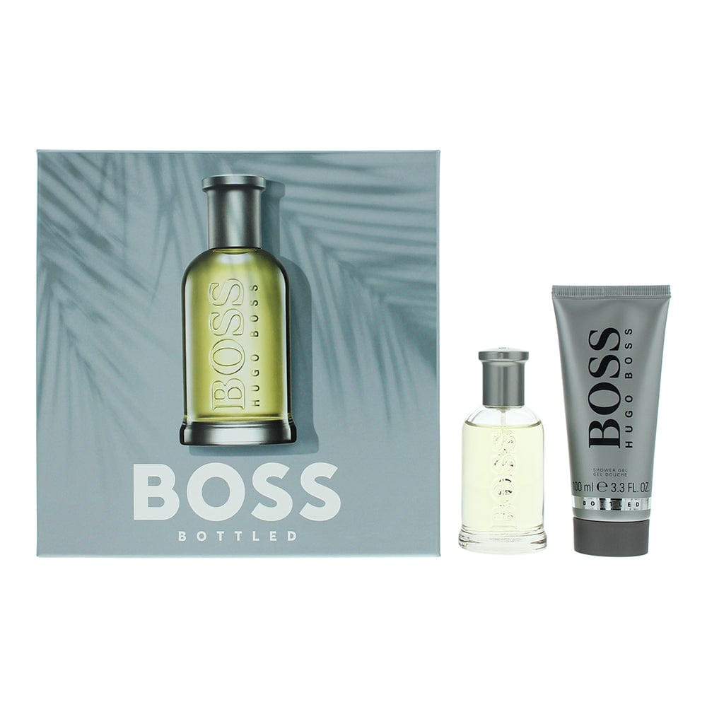 Hugo Boss Bottled 2 Piece Gift Set: Eau de Toilette 50ml - Shower Gel 100ml - Welzo