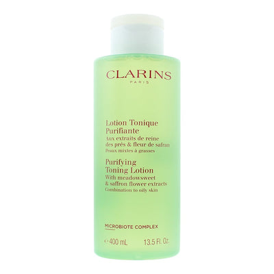 Clarins Combi/Oily Skin Purifying Toning Lotion 400ml - Welzo