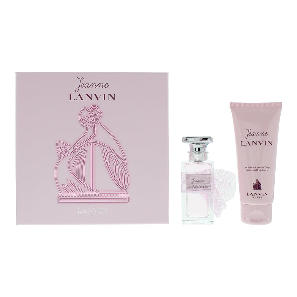 Lanvin Jeanne 2 Piece Gift Set: Eau de Parfum 50ml - Body Lotion 100ml - Welzo