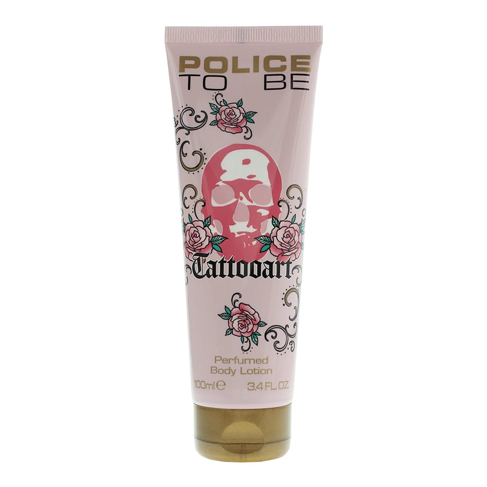 Police To Be Tattooart Perfumed Body Lotion 100ml - Welzo