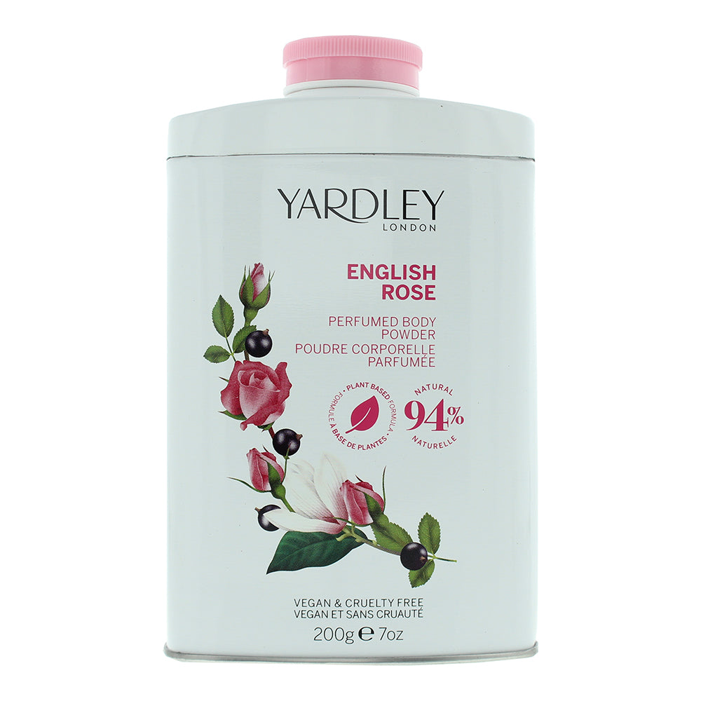Yardley English Rose Perfumed Body Powder 200g - Welzo