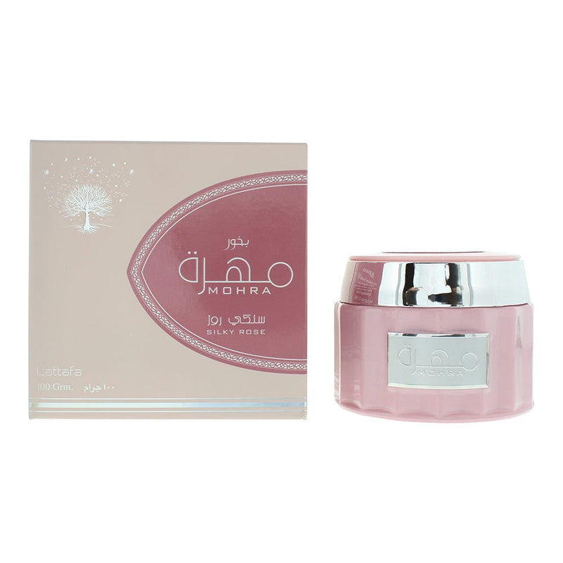 Lattafa Mohra Silk Rose Bukhoor Incense 100g - Welzo
