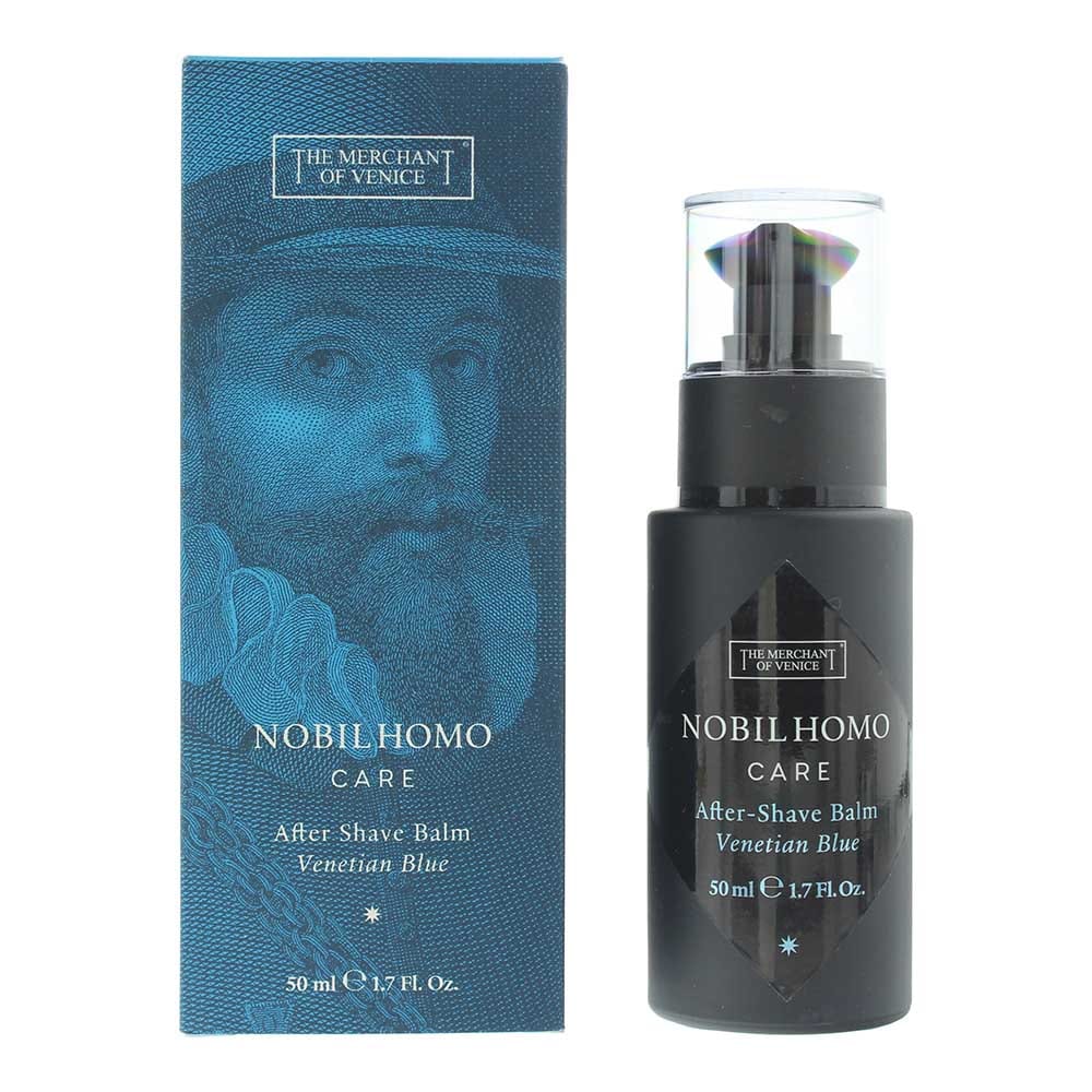 The Merchant Of Venice Nobil Homo Care Venetian Blue Aftershave Balm 50ml - Welzo
