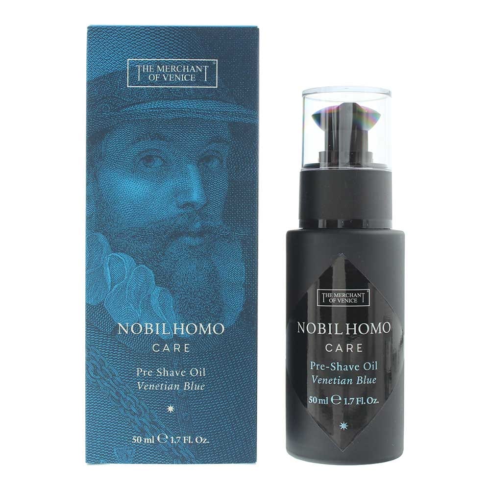 The Merchant Of Venice Nobil Homo Care Venetian Blue Pre-Shave Oil 50ml - Welzo
