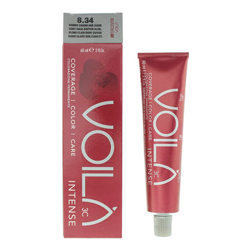 Intercosmo Voilà 3C Incense 8.34 Light Golden Copper Blonde Hair Colour 60ml - Welzo