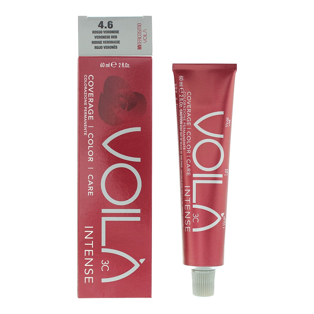 Intercosmo Voilà 3C Intense 4.6 Veronese Red Hair Colour 60ml - Welzo