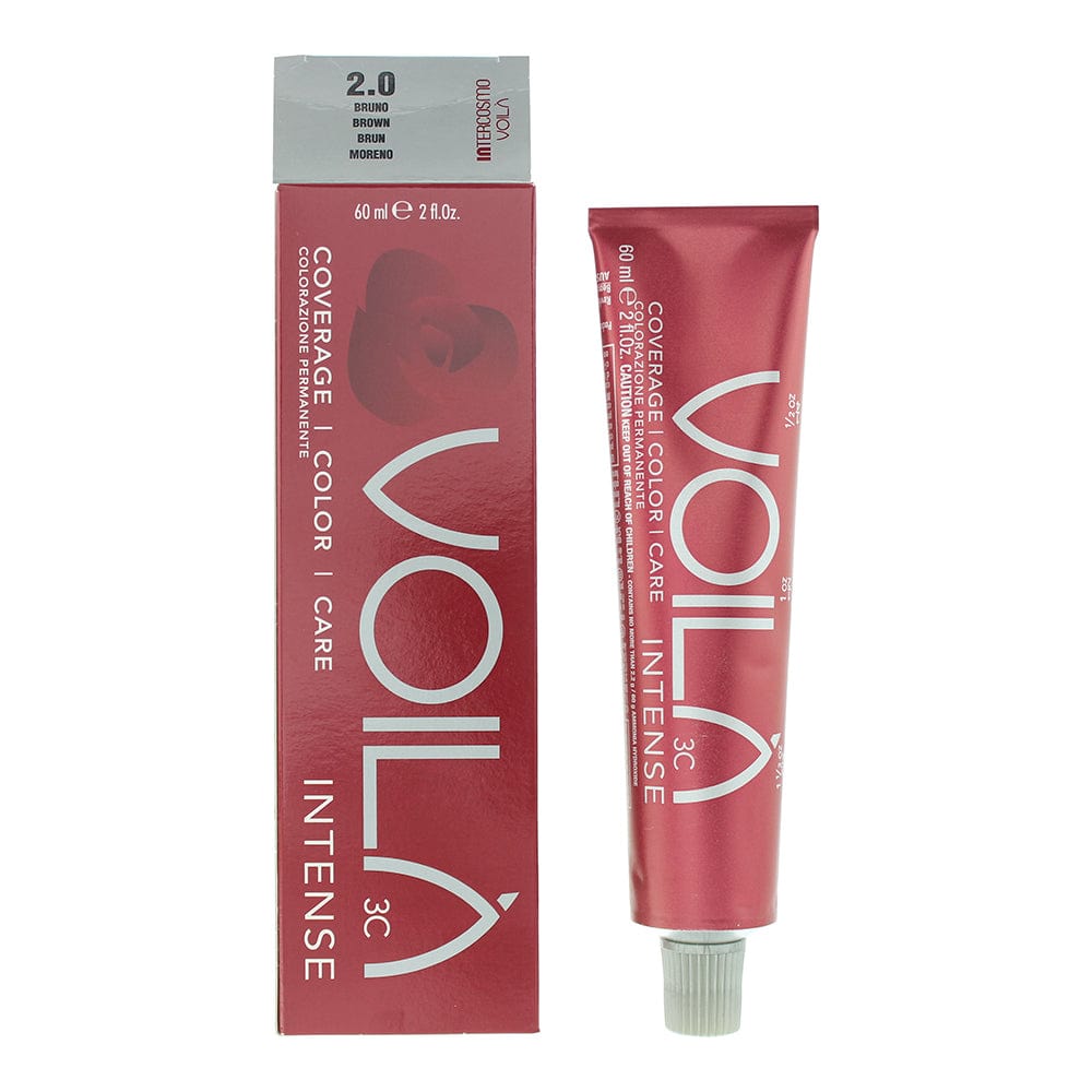 Intercosmo Voilà 3C Intense 2.0 Brown Hair Colour 60ml - Welzo