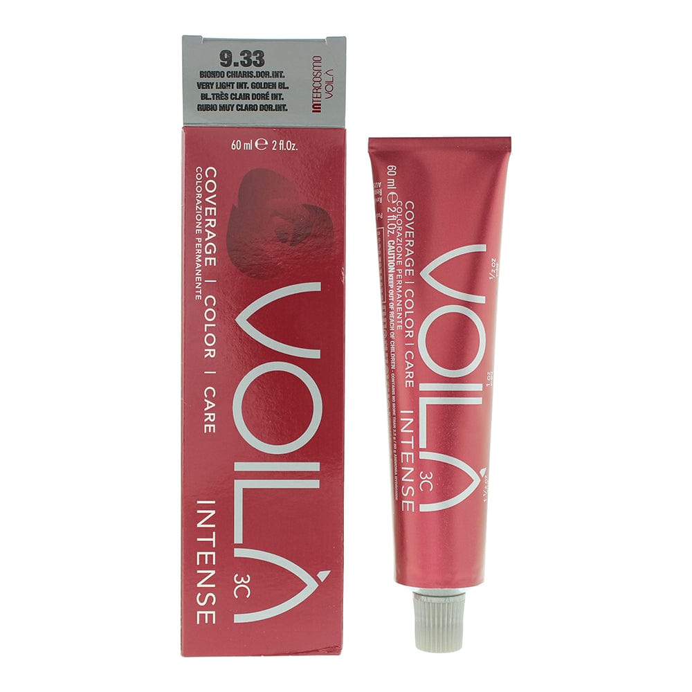 Intercosmo Voilà 3C Intense 9.33 Very Light Intense Golden Blonde Hair Colour 60ml - Welzo