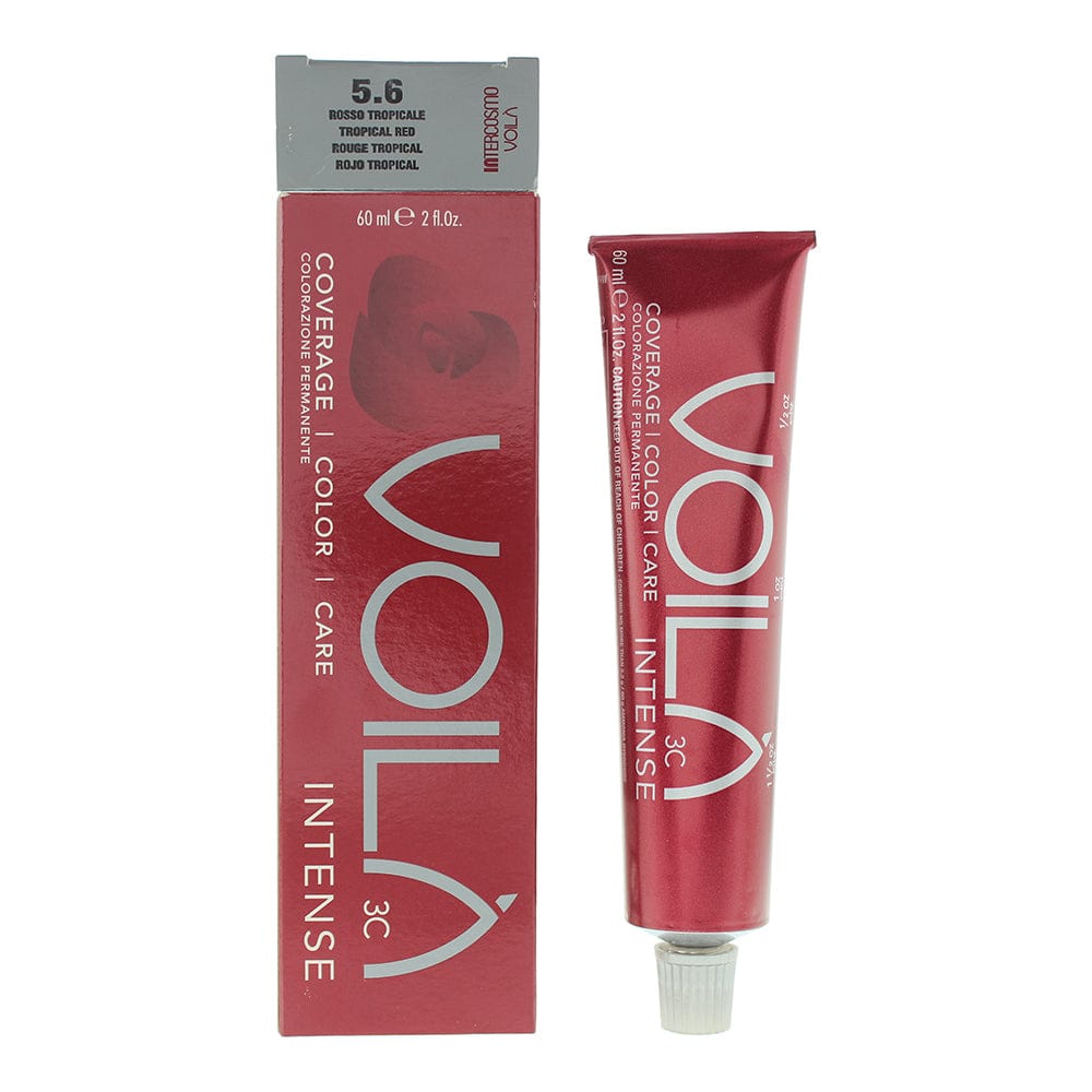 Intercosmo Voilà 3C Intense 5.6 Tropical Red Hair Colour 60ml - Welzo