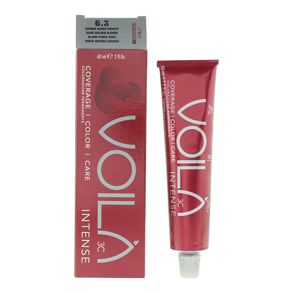 Intercosmo Voilà 3C Intense 6.3 Dark Golden Blonde Hair Colour 60ml - Welzo