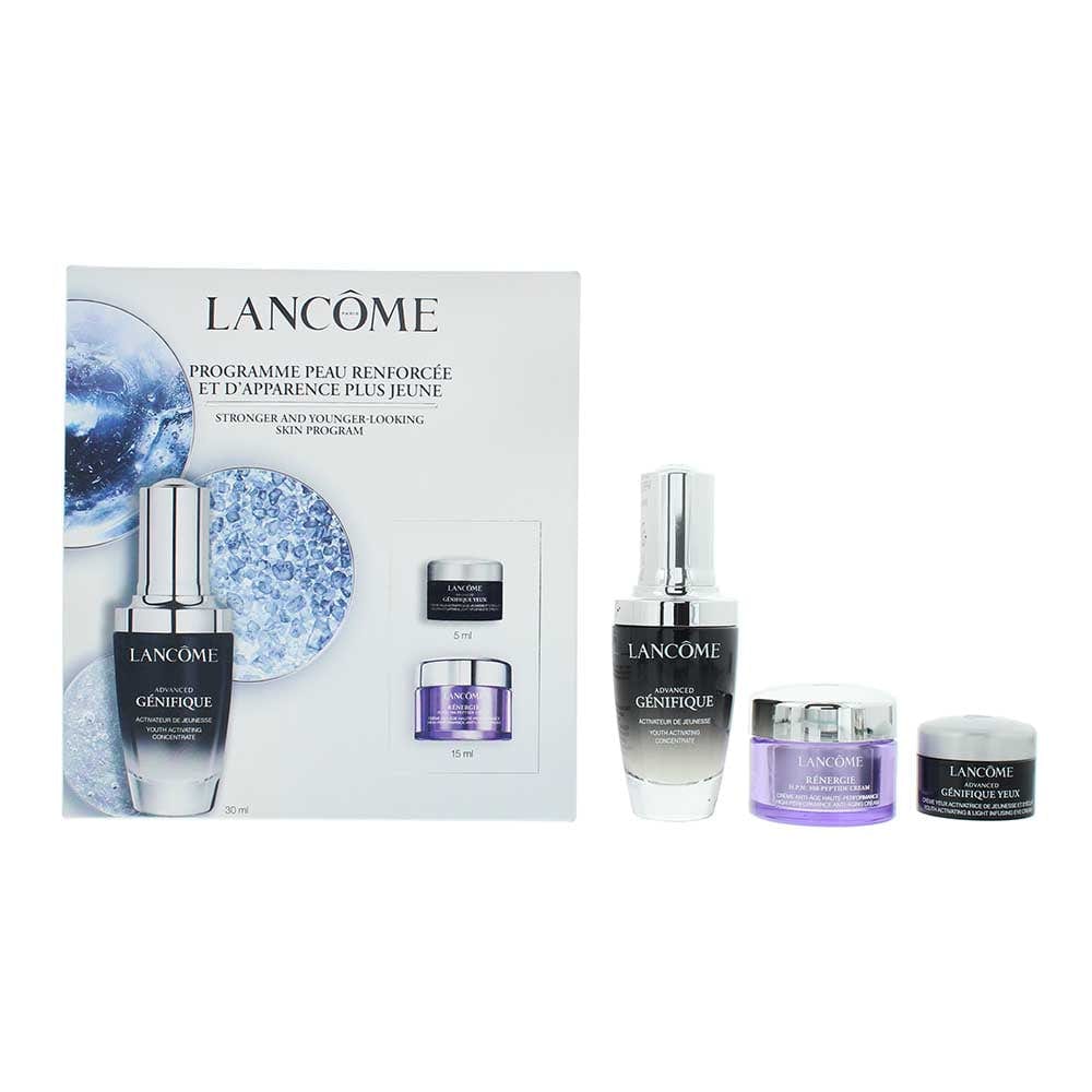 Lancôme Advanced Génifique 3 Piece Gift Set: Serum 30ml - Eye Cream 5ml - Cream 15ml - Welzo