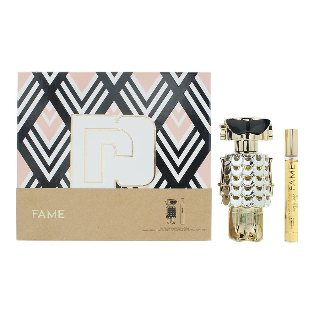 Paco Rabanne Fame 2 Piece Gift Set: Eau de Parfum 80ml - Eau de Parfum 10ml - Welzo