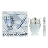 Paco Rabanne Invictus 2 Piece Gift Set: Eau de Toilette 100ml - Eau de Toilette 10ml - Welzo