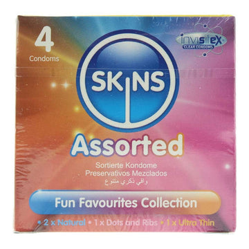 Skins Assorted Premium Condoms 4pcs - Welzo