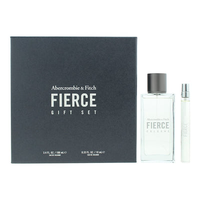 Abercrombie & Fitch Fierce 2 Piece Gift Set: Eau de Cologne 100ml - Eau de Cologne 10ml - Welzo