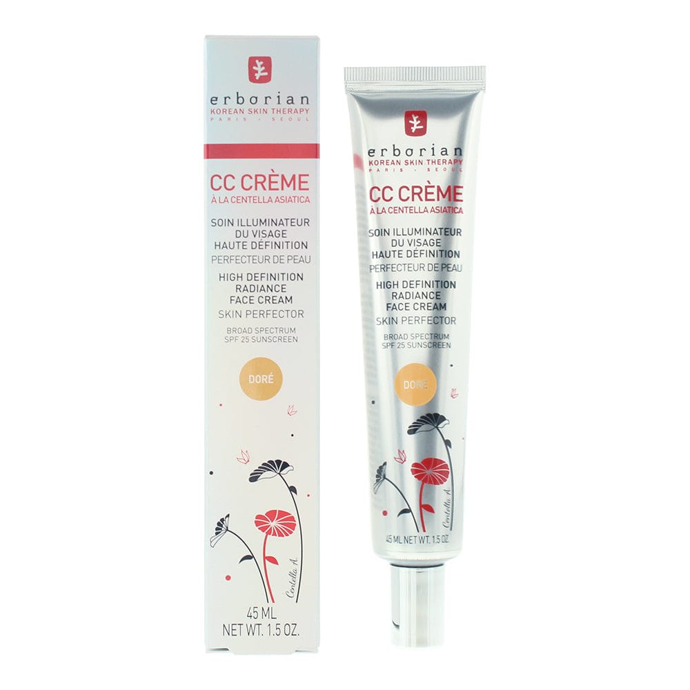 Erborian CC Creme Spf 25 Dore High Definition Radiance Face Cream 45ml - Welzo