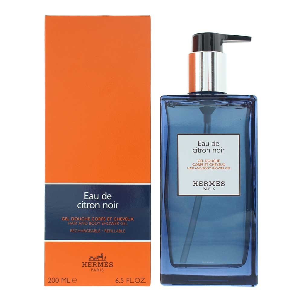 Hermes Eau De Citron Noir Hair And Body Shower Gel 200ml - Welzo