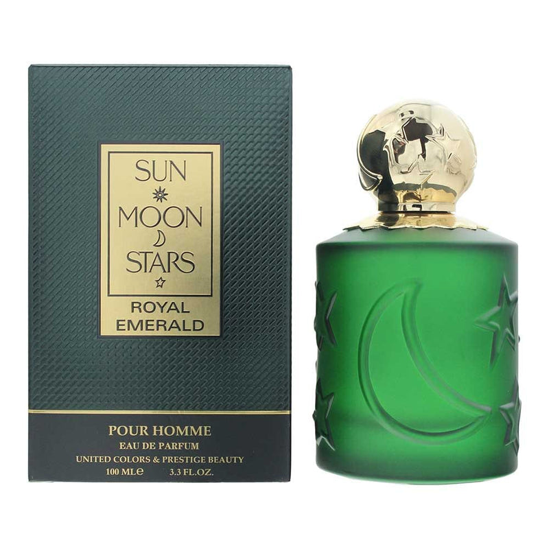 United Colors & Prestige Beauty Sun Moon Stars Royal Emerald Pour Homme Eau de Parfum 100ml - Welzo