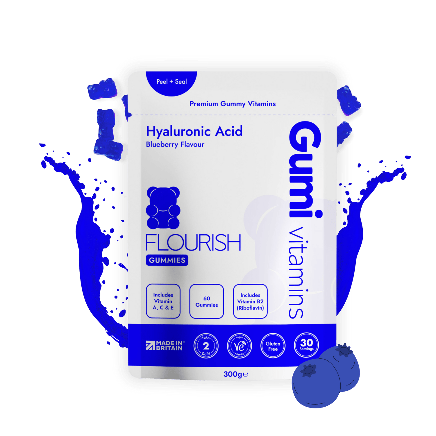 Gumi Vitamins Flourish - Hyaluronic Acid - Welzo