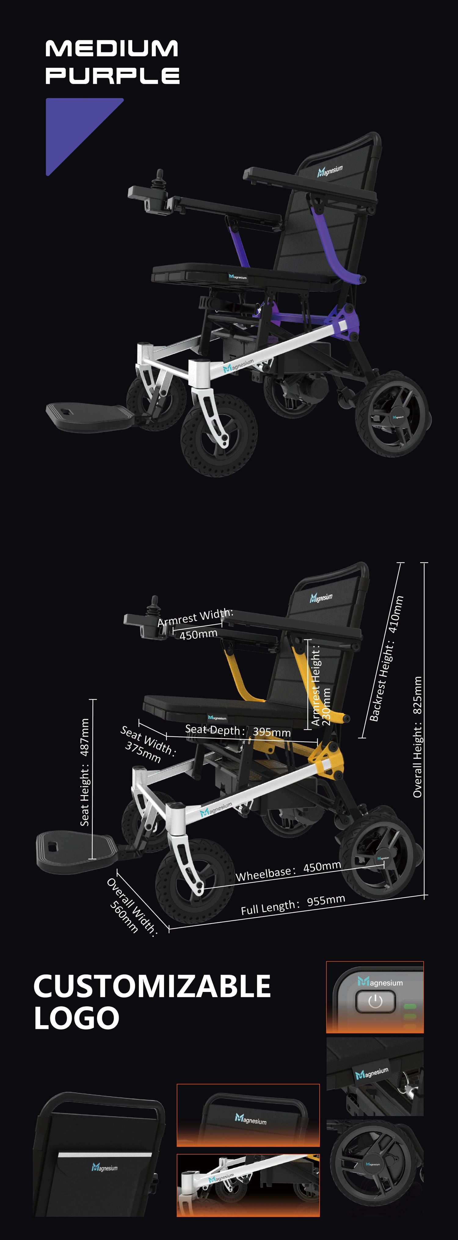 MagnesiumAir Lightweight Folding Mobility Electric Scooter (12 KG)