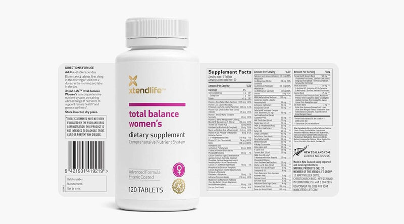 Total Balance Women's (120 tabs) - xtendlife