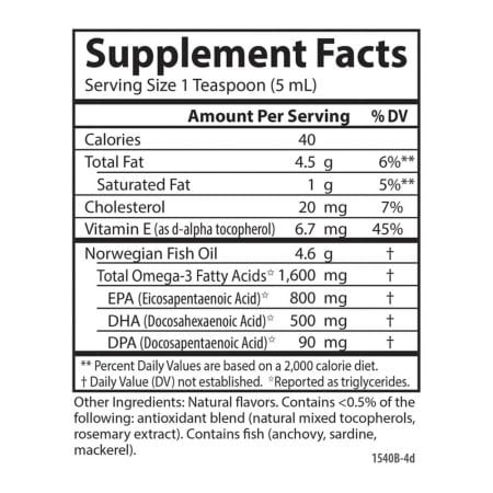 Carlson Labs най -доброто рибено масло 1 600 mg