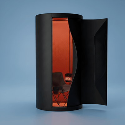 Welzo Finnische Sauna ThermoPod™ Pro Tragbare Infrarot-Rotlicht-Heißluft