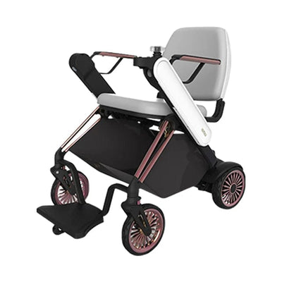 Welzo Aero Aero Ultra-Light Dual-Motor Foltible Mobility Scooter Power Sedia a rotelle 17,5 kg