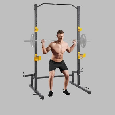 Olympic Squat Rack with Functional Trainer – Heavy-Duty Power Cage for Strength Training