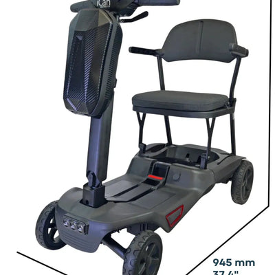 Welzo FreeFold X iCan X-15 FastFold Foldable Mobility Scooter
