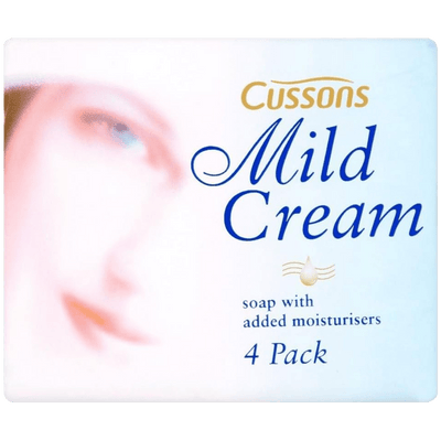 Cussons Mild Cream Soap Bar 85g Pack of 4 - welzo