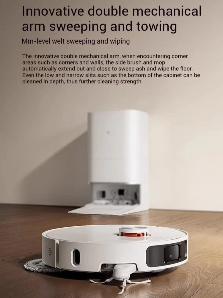 Nexa Pro Autoldea Authecleing Robot Vacuum & Mop, Traños giratorios duales, secado en aire caliente, esterilización UV, mapeo SUD